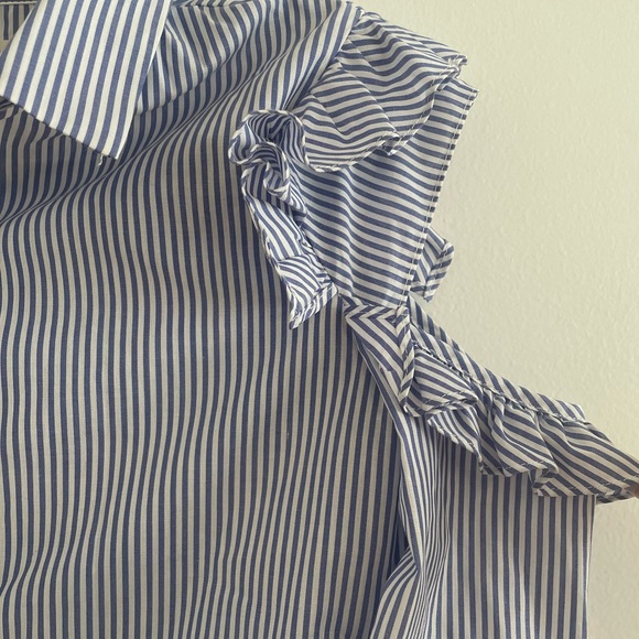 Zara Stripped Blouse NWT - Picture 3 of 7